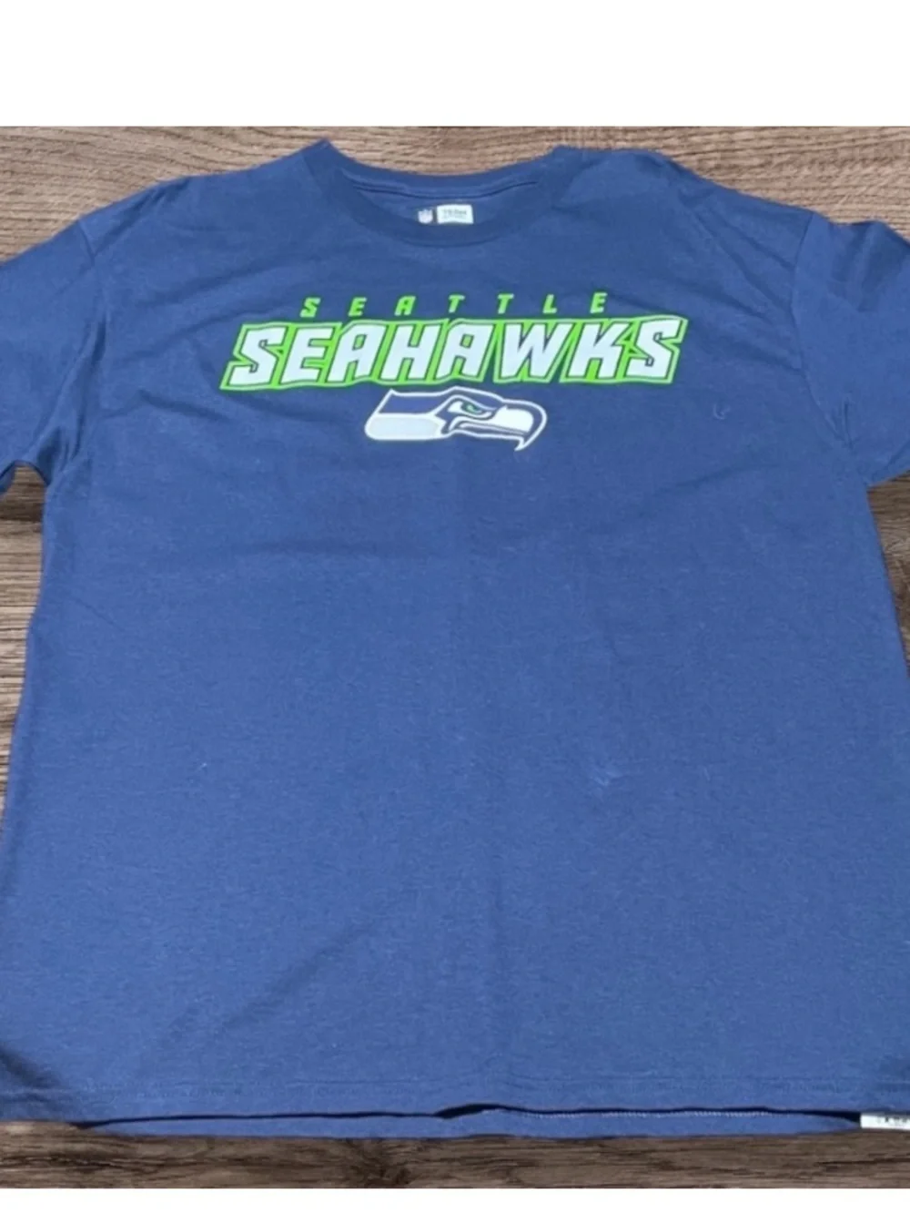 Seattle Seahawks Navy Blue Shirt Men’s Size XL